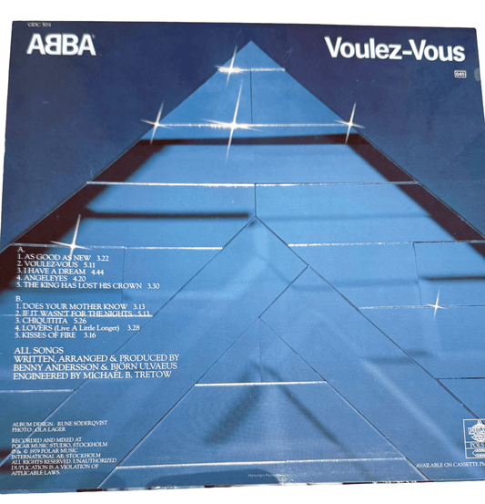 ABBA Voulez-Vous LP levy 1979 Stockholm