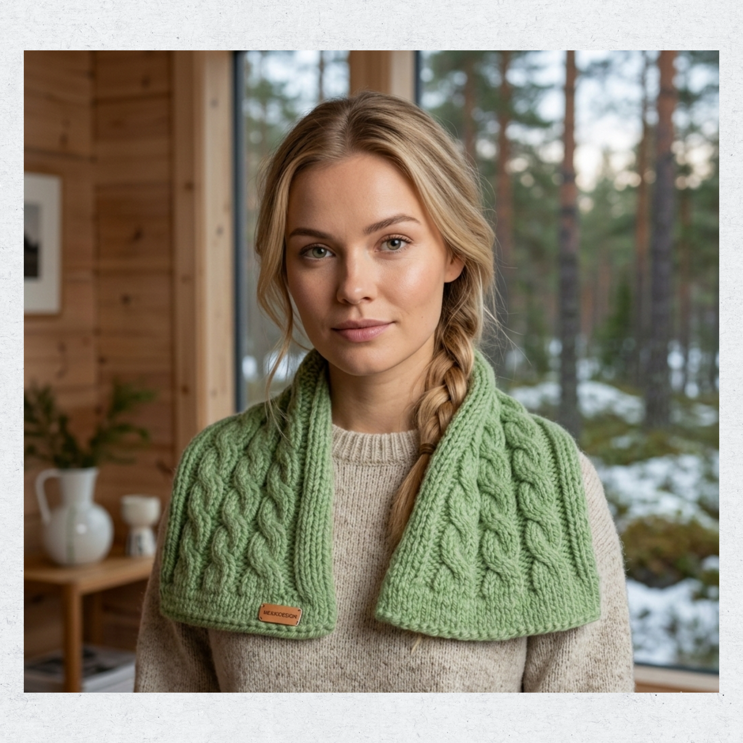 Neck scarf Pea