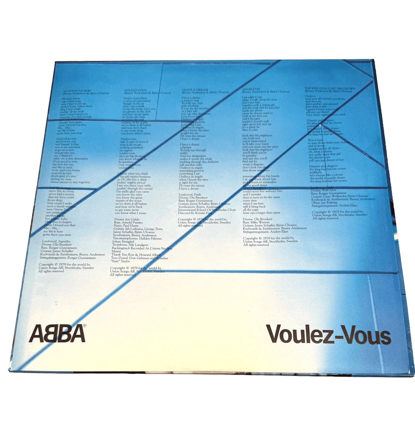 ABBA Voulez-Vous LP levy 1979 Stockholm
